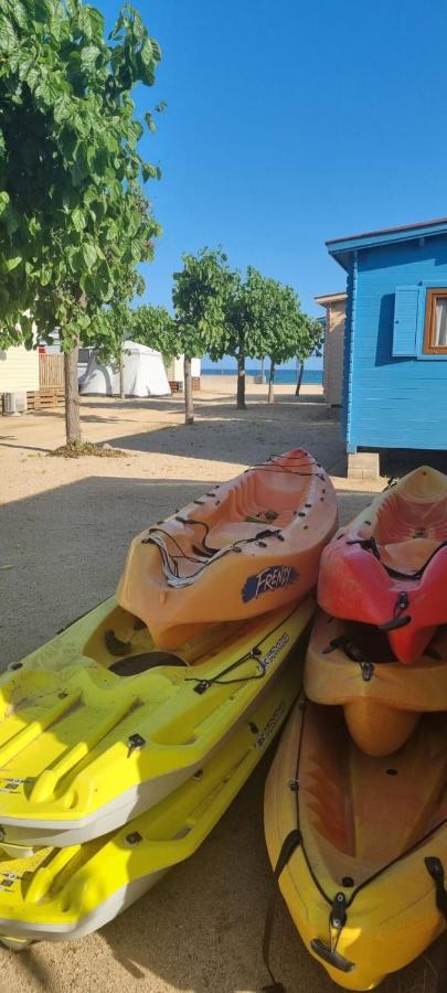 Camping El Pinar Platja Santa Susanna Buitenkant foto