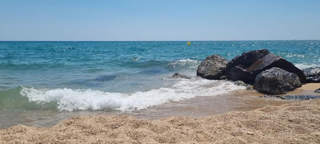 Camping El Pinar Platja Santa Susanna Buitenkant foto