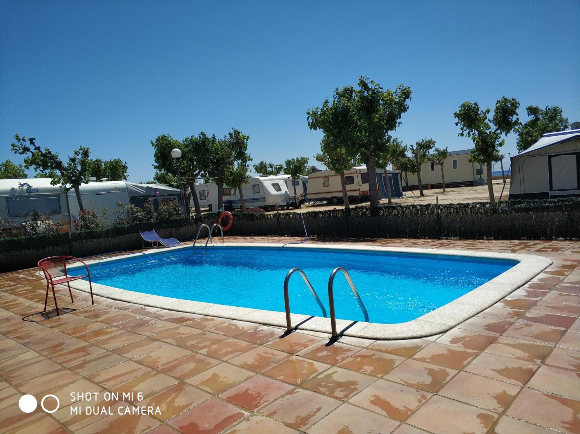 Camping El Pinar Platja Santa Susanna Buitenkant foto